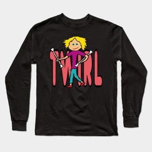 Baton Twirling Long Sleeve T-Shirt